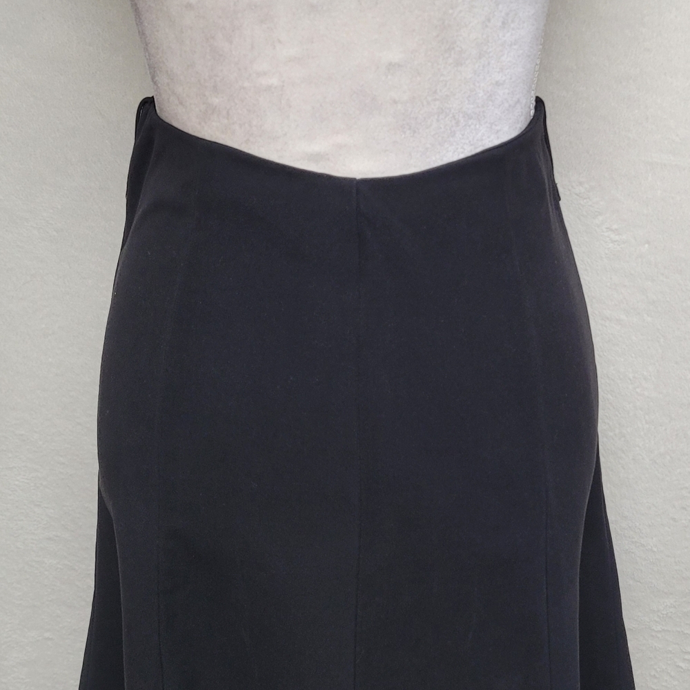 The Limited Rare Vintage Black Pinstripe Backless Halter Vest Flared Mini Skirt - Picture 11 of 15